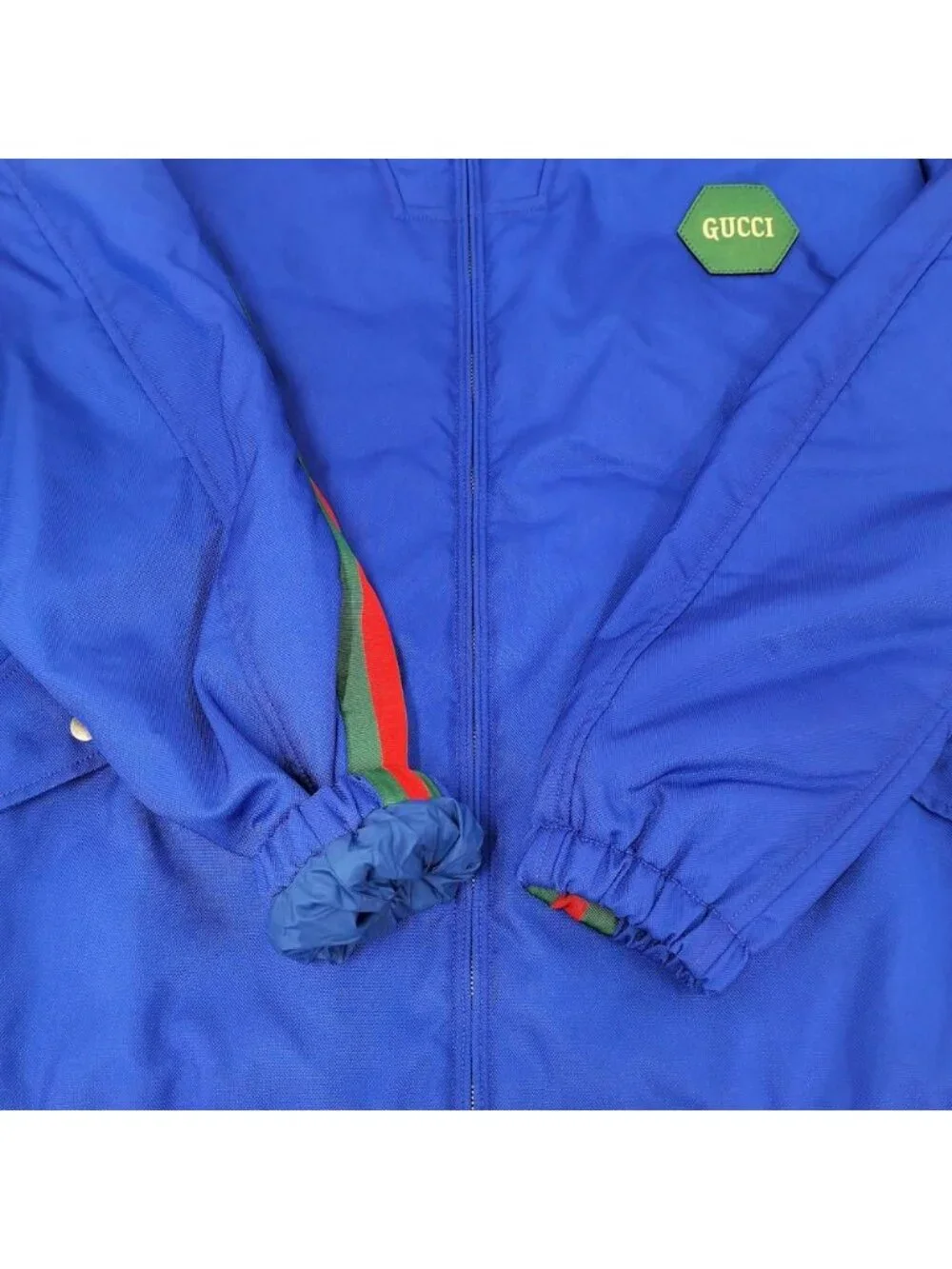 Gucci Bag Logo Hoodie :50 Nylon Blue